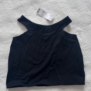 UO Black Cutout mini Skirt